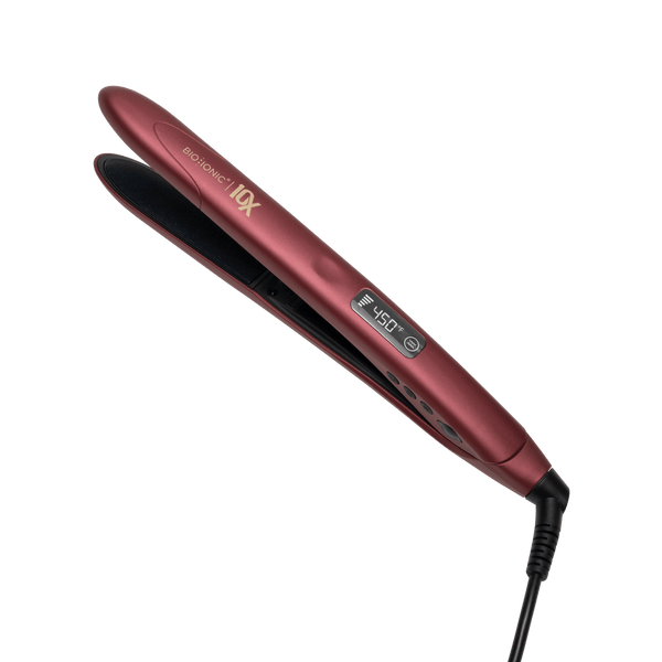 Velvet Rouge 10X™ Styling Iron on transparent background