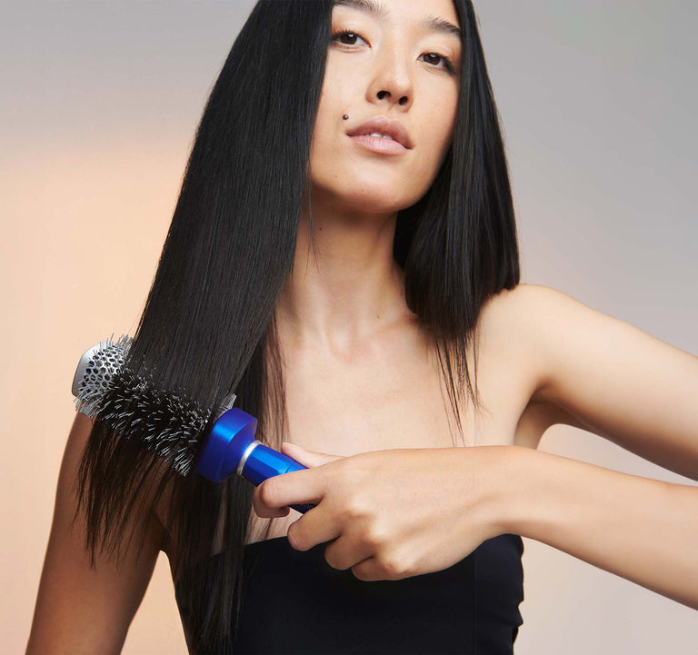 Model with BlueWave™ NanoIonic™ Conditioning Brush