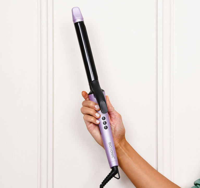 Long Barrel Curling Iron Soft Amethyst