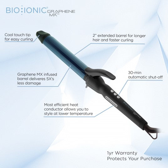 Graphene MX Long Barrel Curling Iron 1.25